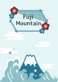 富士山和海浪 1