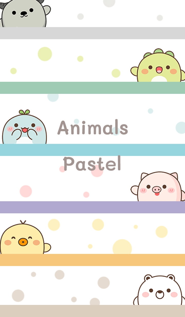 Animals pastel cutie