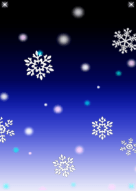 夜空5(雪夜)