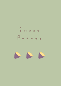 3 sweet potato /pistachio