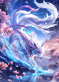 ⭐️極寒之境冰雪九尾狐王❤️