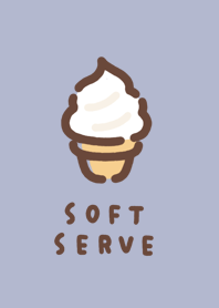 Soft Serve /Violet Blue