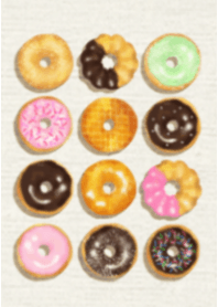 Many donuts theme