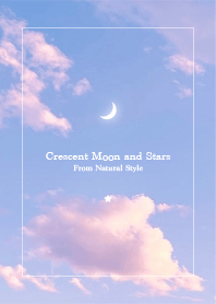 Crescent moon and stars #42