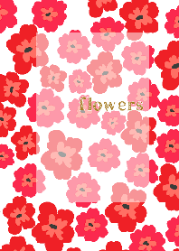 kawaii flowers_red♡北欧style