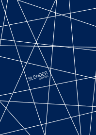 SLENDER GARDEN <NAVY/WHITE>