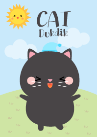 Lovely Black Cat Duk Dik Theme 2