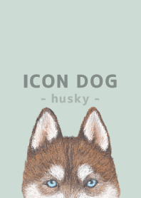 ICON DOG - siberian husky - PASTEL GR/04