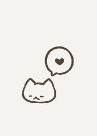 だらだらねこ(brown04)