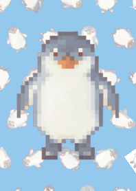 企鹅随机主题 PixelBlue|01