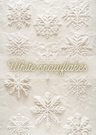 White snowflakes-br2