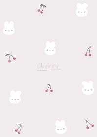 兔櫻桃：粉紅米色
