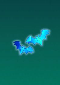 Sapphire bat of good fortune
