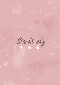 Starlit sky  pink