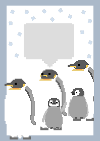 Pixel Art animal _ Penguin 3