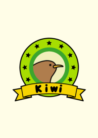Cute kiwi logo mark