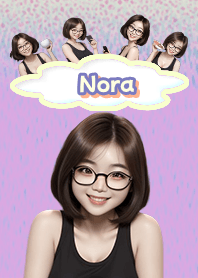 Nora attractive girl purple03
