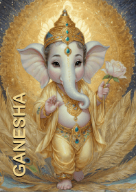 Gold Ganesha-Wealth And Rich Theme
