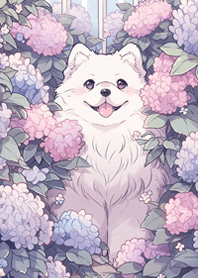 花園裡的大狗狗❤️