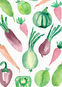 【シンプル】お野菜の着せかえ#366