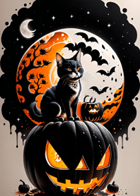 halloween cat Cb34f9
