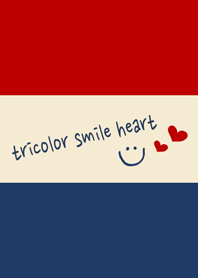Tricolor smile heart 2