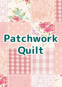 Patchwork quilt（女性向けのピンク刺繍）