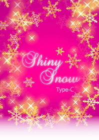 シャイニースノー☆☆Type-Ｃ 雪+ピンク+金