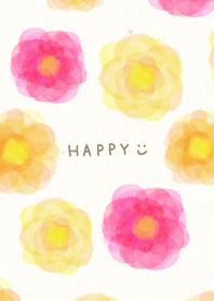 Watercolor Flower Warm colors24