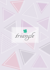 Triangle Clover'Purple'