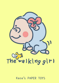 The walking girl