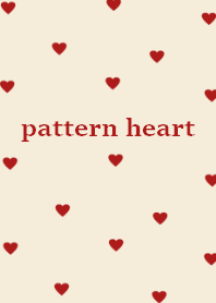 pattern miniheart_redbeige