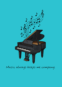 Lovely musical instruments(mint blue)