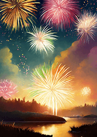 Beautiful Fireworks Theme#233