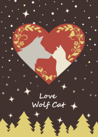LOVE WOLF CAT