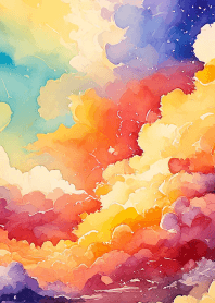 綿菓子色の雲3