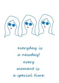everyday is a newday (#blue)
