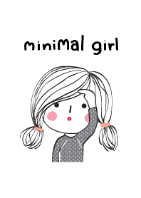 Minimal Girl in white v.1