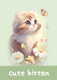 Pastel Color Cute Kitty #2
