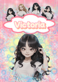 Victoria little girl in bubbles BL02