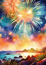 Beautiful Fireworks Theme#792