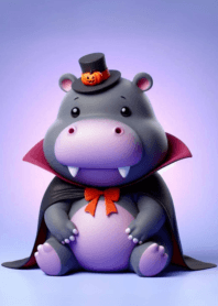 Moo Dong Little Hippo Halloween n.2