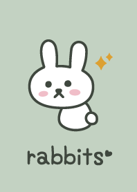 Rabbits.green.Glitter