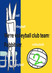 We're volleyball club team! Rabbit ver.2