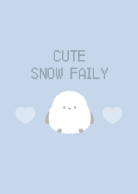 Cute Long-tailed Tit simple2[blue/beige]