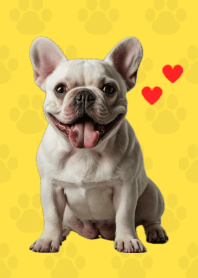 French Bulldog Theme Yellow 02