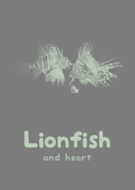 Lionfish & heart Mouse gray