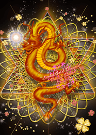 Lucky Gold Dragon David Clover