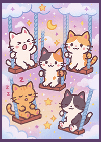 soothing  Marshmallow Sky Kittens 1D