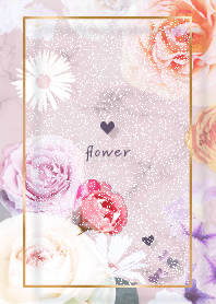 Marble and flowers Pink 01_2